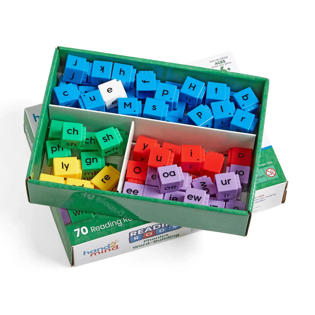 Hand2Mind Reading Rods Phonics Word-Building - TOYBOX Toy Shop