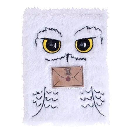 Harry Potter Hedwig A5 Plush Notebook - TOYBOX Toy Shop