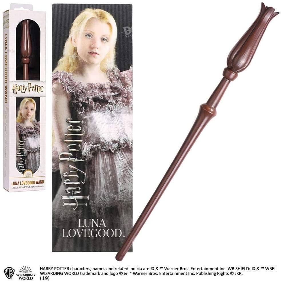 Harry Potter Luna Lovegood Wand 12-inch Wand With 3D Bookmark - TOYBOX Toy Shop