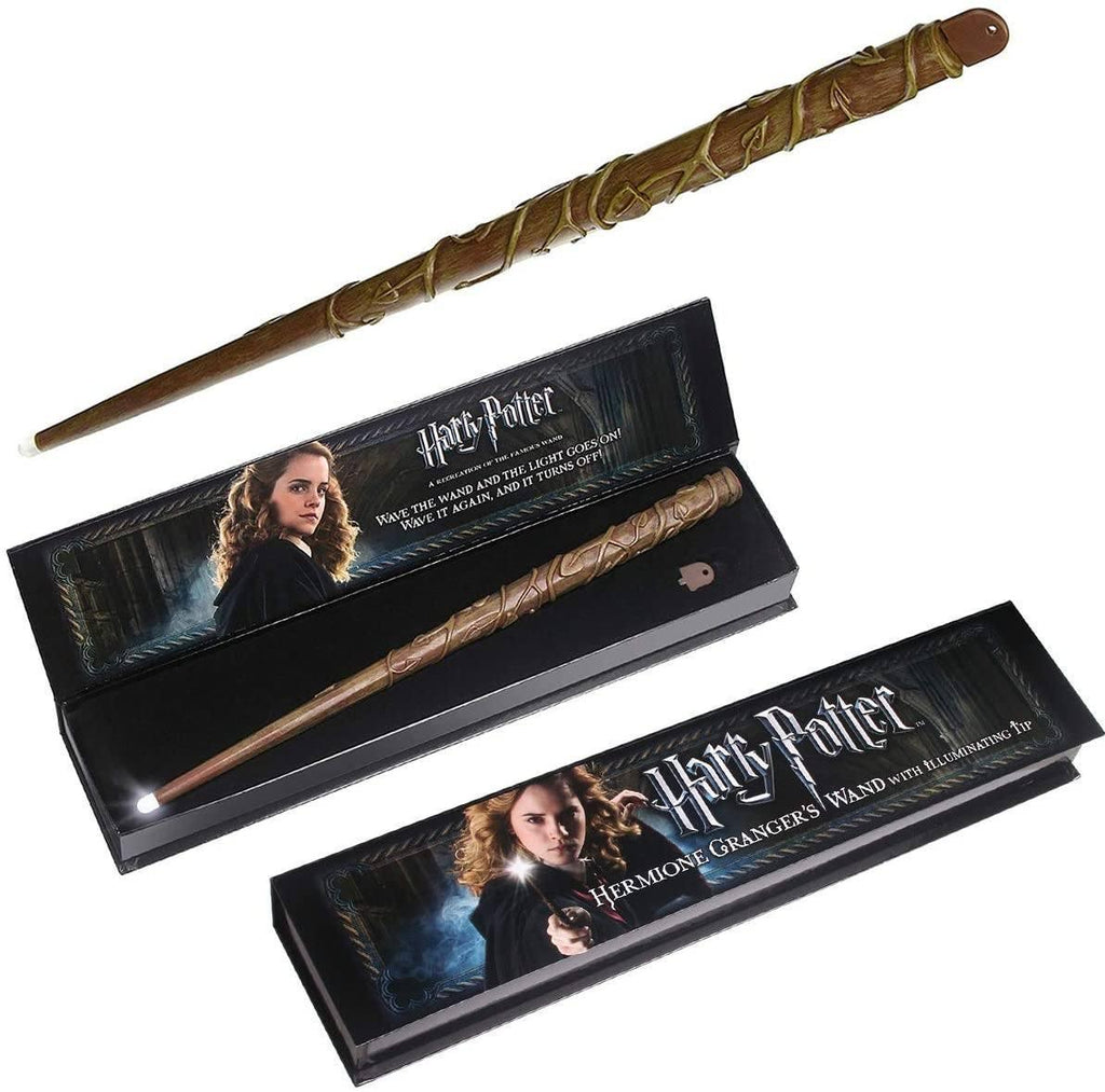 Harry Potter NN8028 The Noble Collection Hermione Wand with Illuminating Tip - TOYBOX Toy Shop