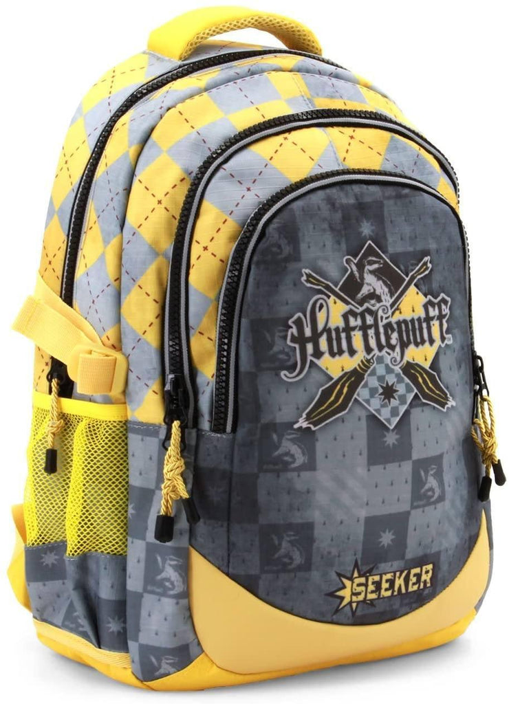 Harry Potter Quidditch Hufflepuff Backpack 44cm Plus USB Port - TOYBOX Toy Shop