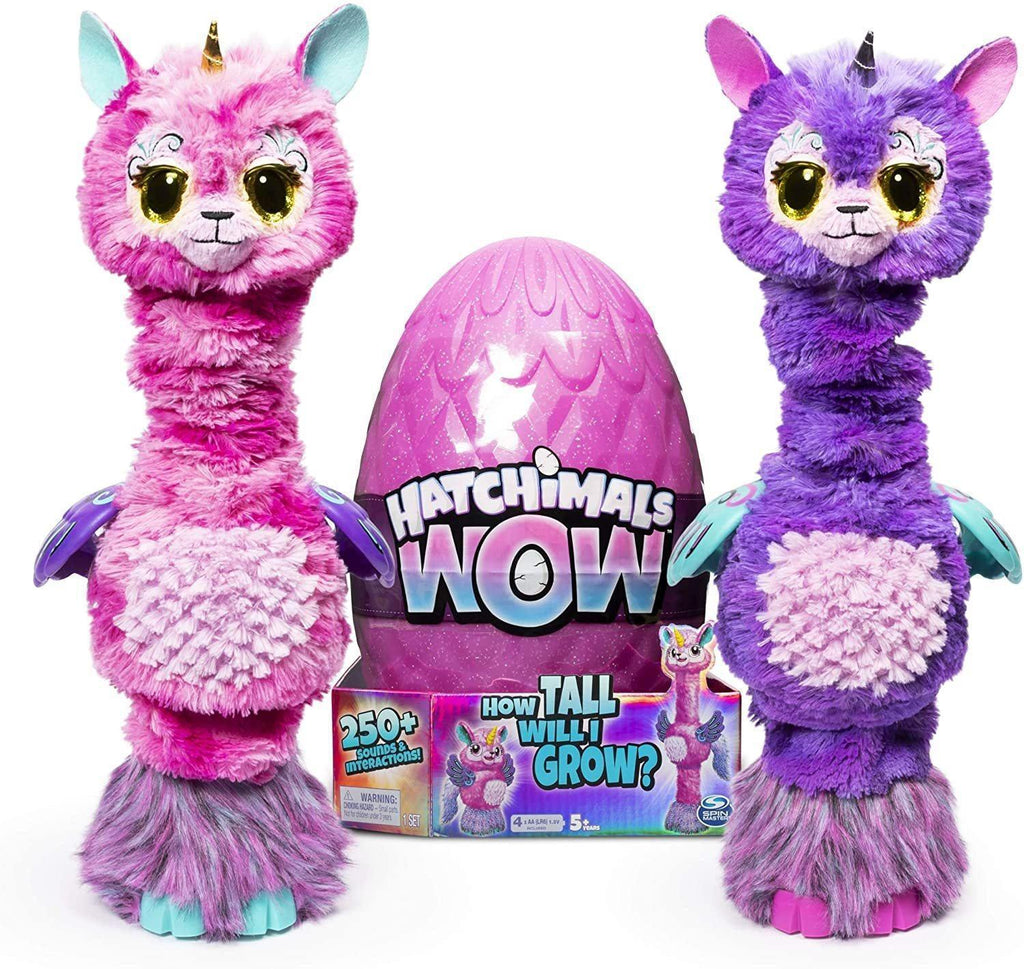 Hatchimals WOW Llalacorn 32-Inch Tall Interactive with Re-Hatchable Egg - TOYBOX Toy Shop