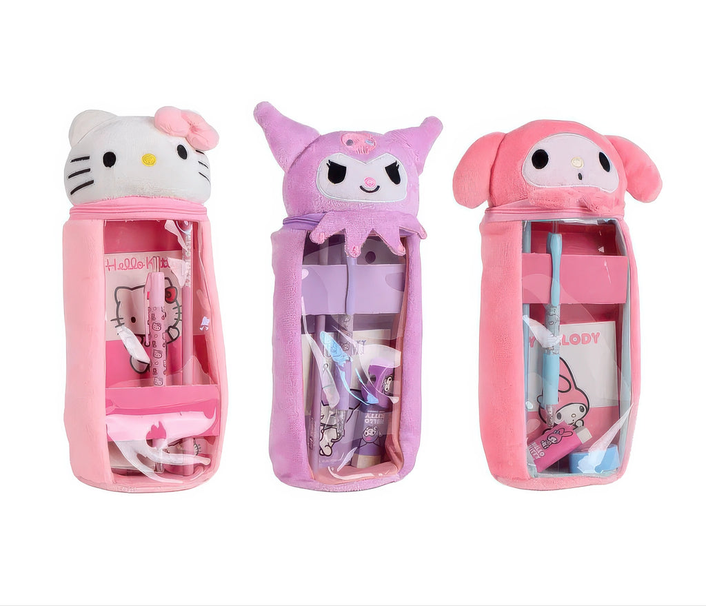 Hello Kitty & Friends Plush Pencil Case - Assorted