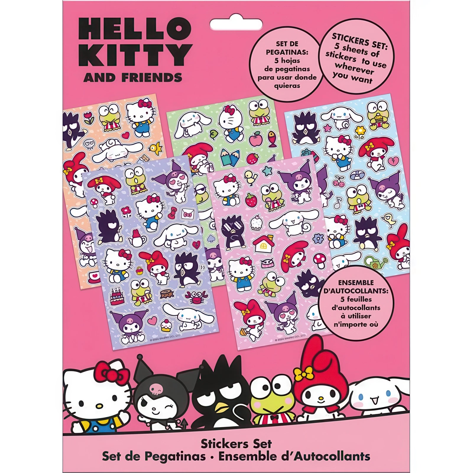 Hello Kitty Party Favors Hello Kitty And Friends Sticker Variety Pack ...