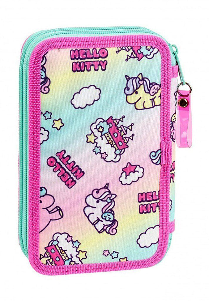 Hello Kitty Candy Unicorn 28-Piece Double Pencil Case - TOYBOX Toy Shop
