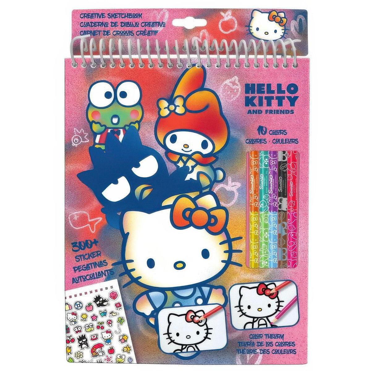 Hello Kitty Creative Colouring Sketchbook | Buy Online at ♥️ TOYBOX
