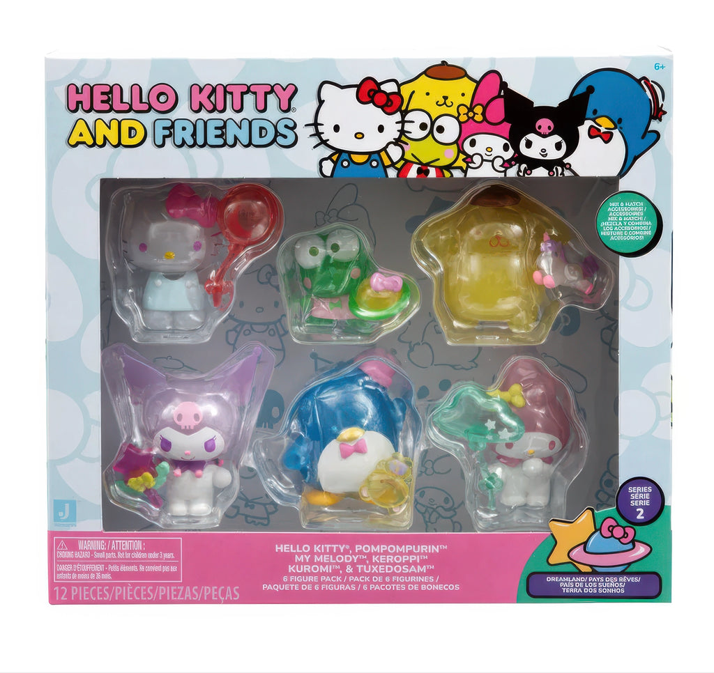 Hello Kitty Figures 5cm - Pack of 6