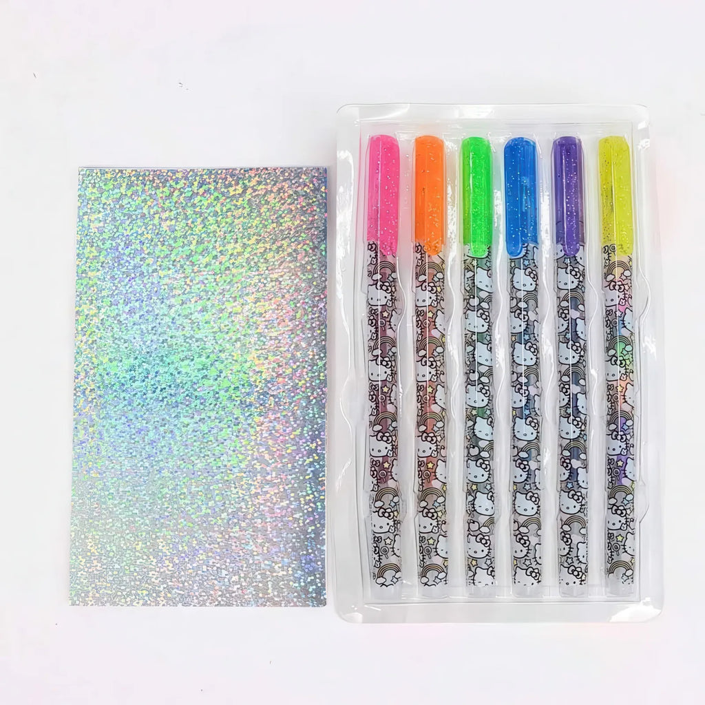 Hello Kitty Gel Pens 6 Pack