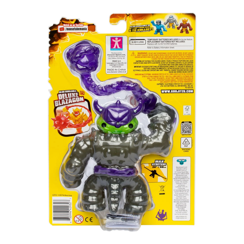 Heroes of Goo Jit Zu Stretch Deluxe Hero Figure - Rockjaw - TOYBOX Toy Shop