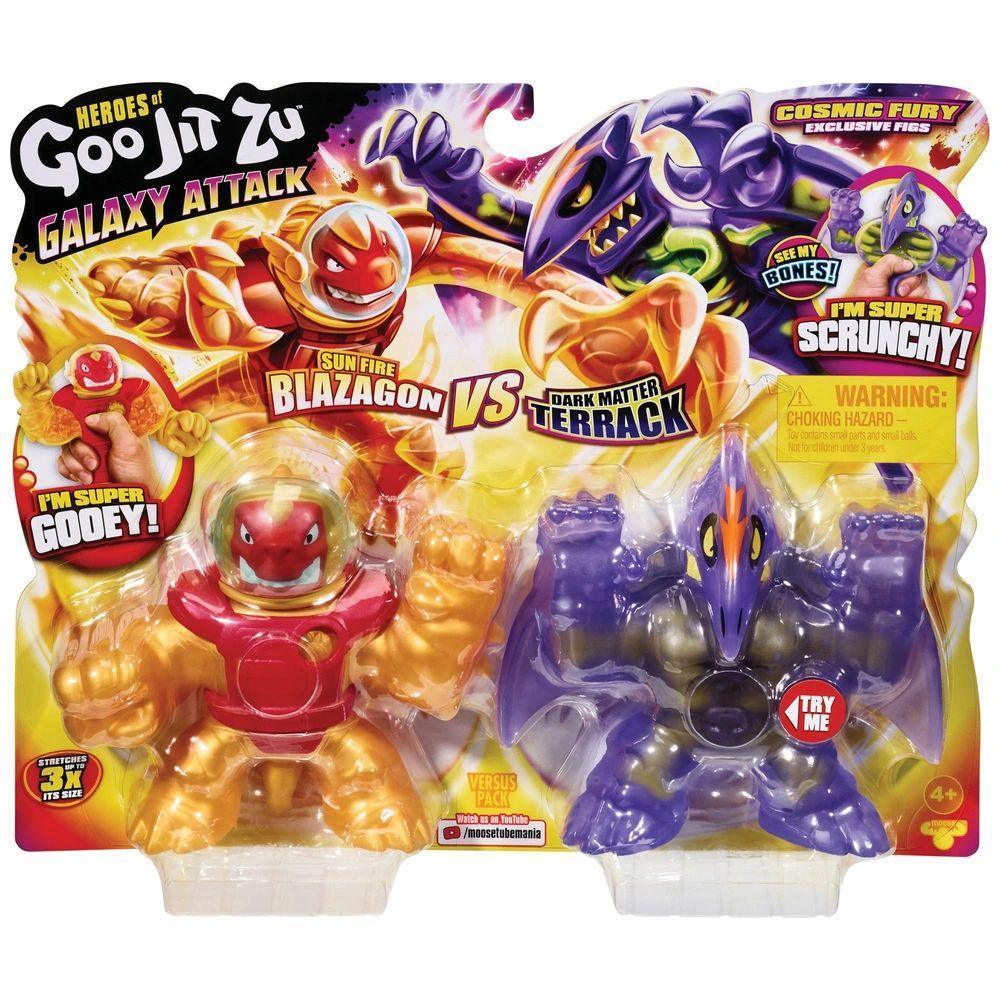 Heroes Of Goo Jit Zu Versus 2 Pack - Galaxy Attack - TOYBOX Toy Shop