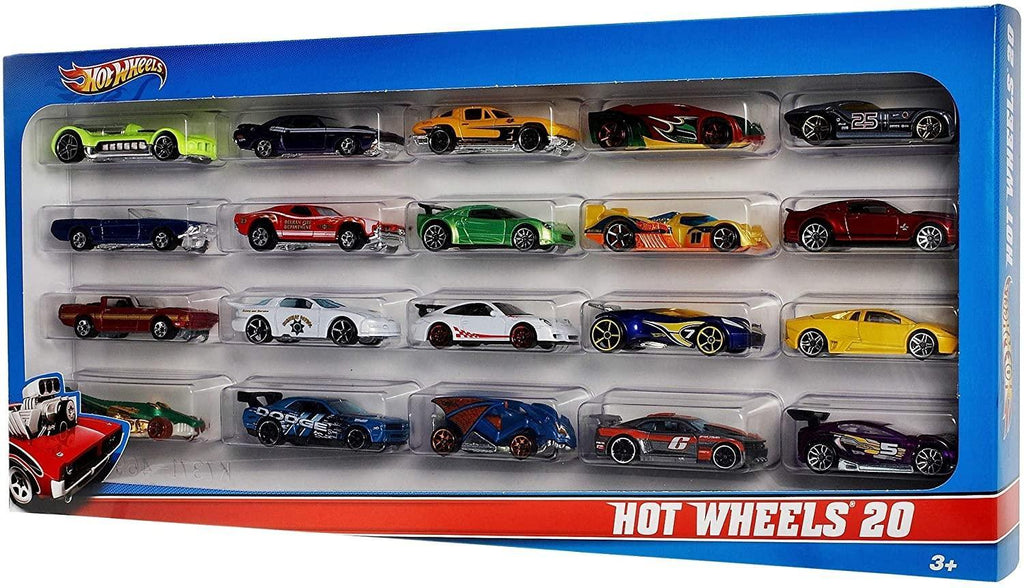 Hot Wheels 20 Diecast Mini Toy Cars Pack - TOYBOX Toy Shop Cyprus