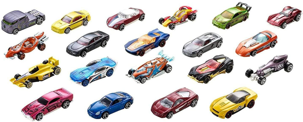 Hot Wheels 20 Diecast Mini Toy Cars Pack - TOYBOX Toy Shop Cyprus