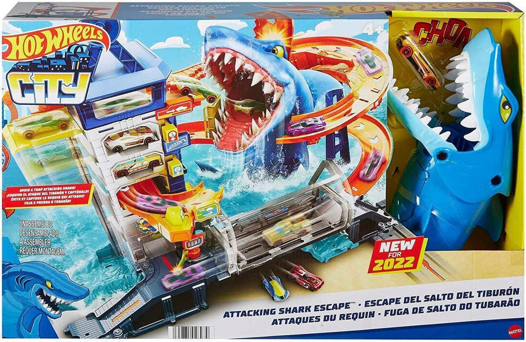 Hot Wheels Attacking Shark Escape Playset - TOYBOX Toy Shop