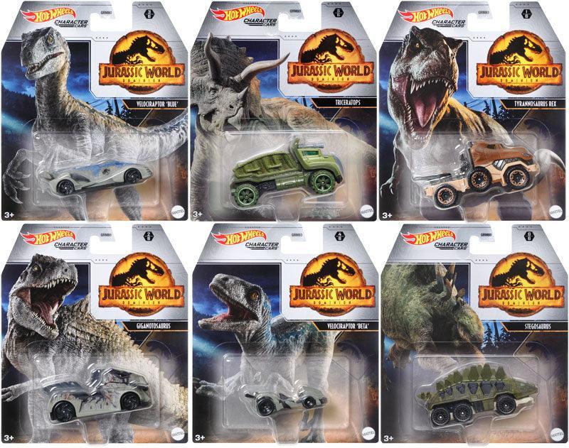 Hot Wheels Character Cars Jurassic World Vehicle - Assorted - TOYBOX Toy Shop Cyprus