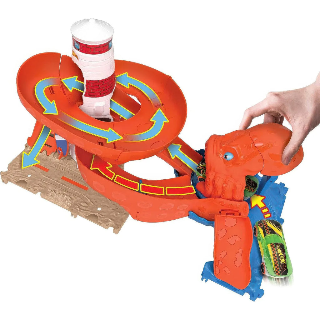 Hot Wheels City Creatures Octopus Invasion Attack Playset