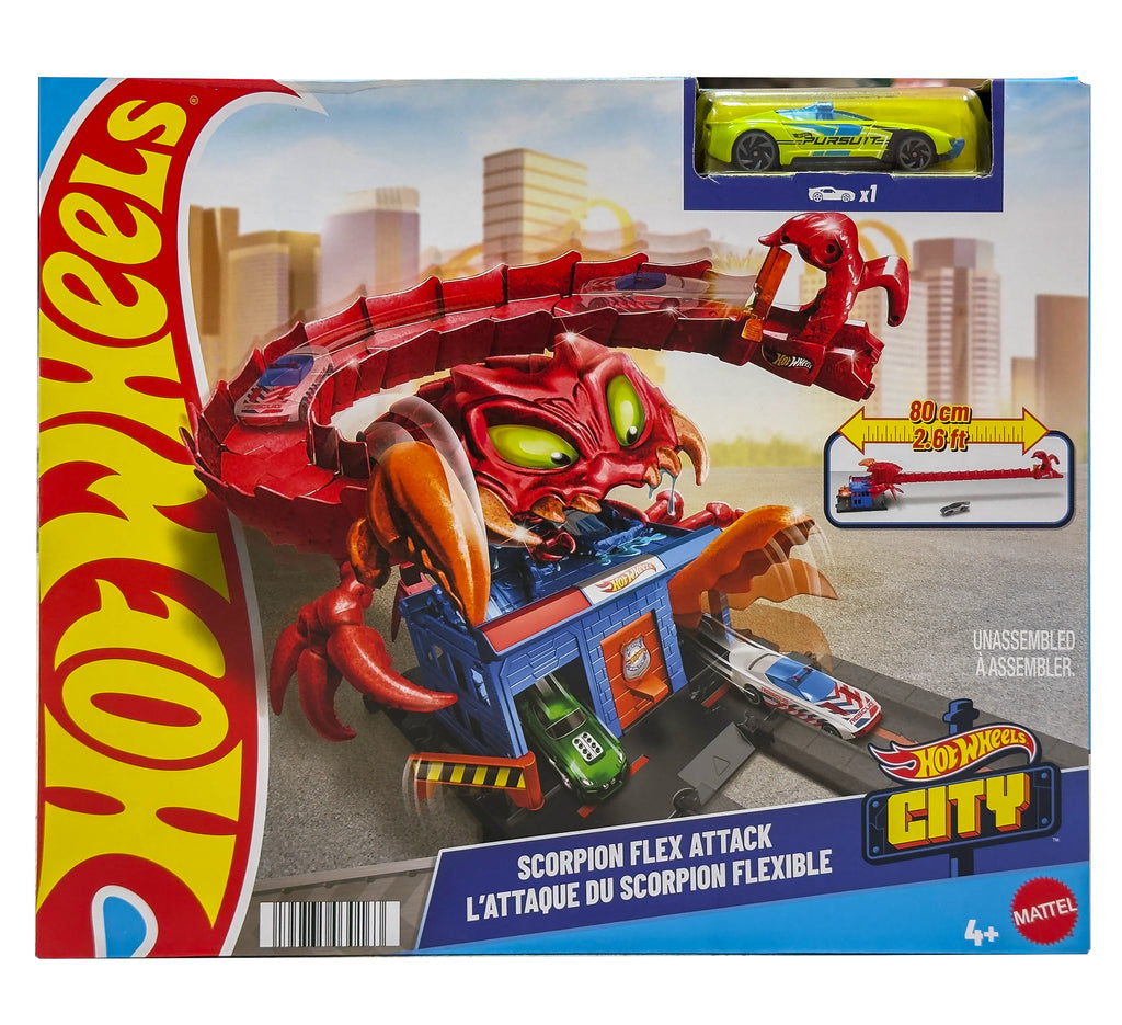 Hot Wheels City Scorpion Flex Attack Playset