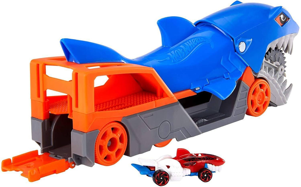 Hot Wheels City Shark Chomp Transporter Playset - TOYBOX Toy Shop Cyprus