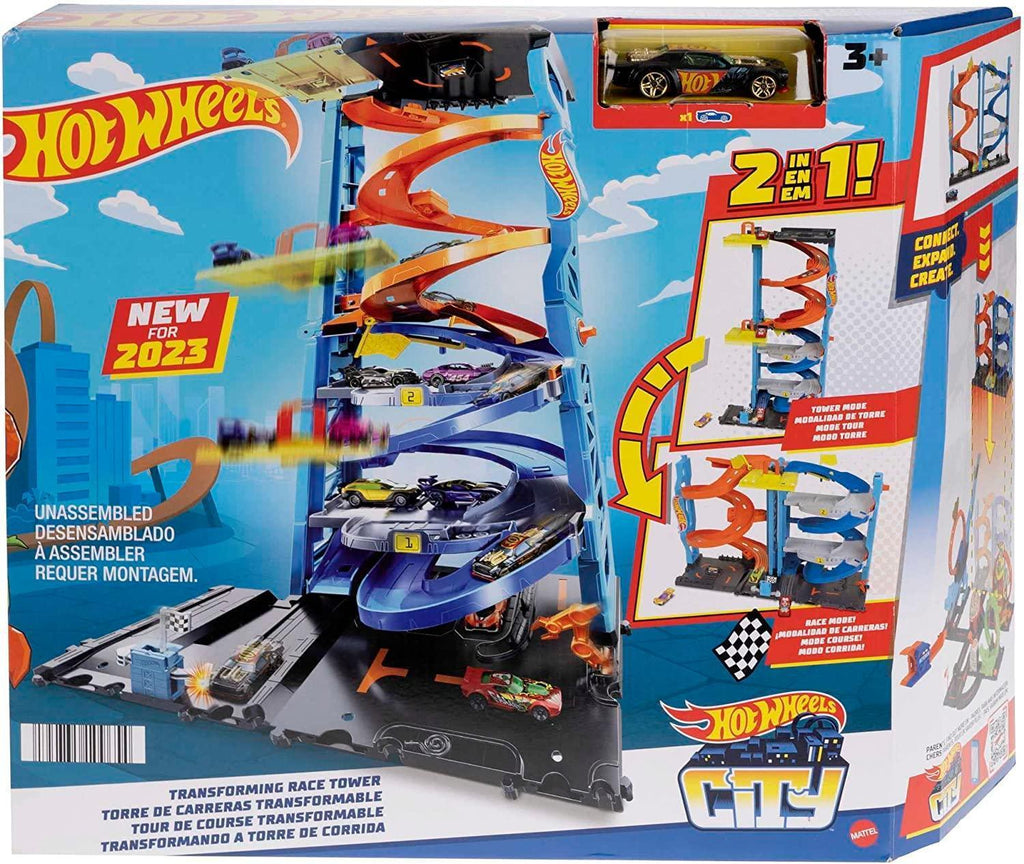 Hot Wheels City Transforming Race Tower Playset - TOYBOX Toy Shop