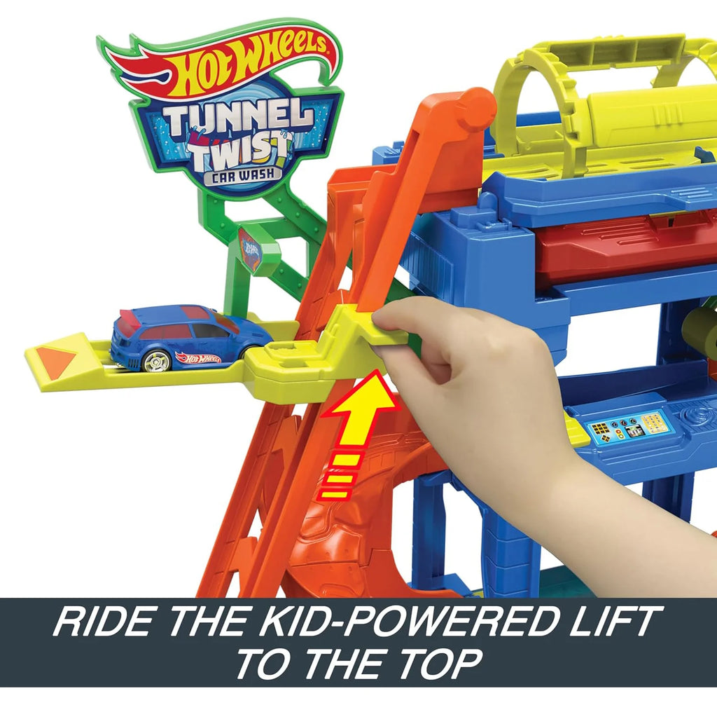 Hot Wheels City Tunnel Twist Car Wash Play Set - TOYBOX Toy Shop