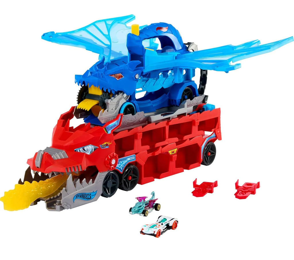Hot Wheels City Ultimate Dual Dragon Transporter Playset