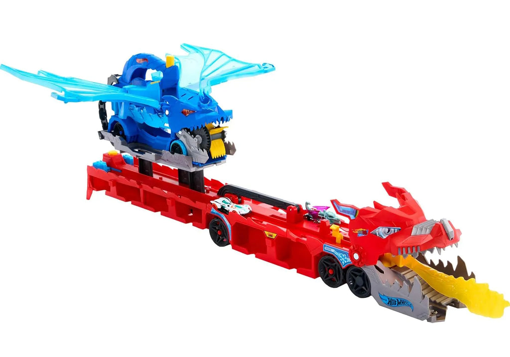 Hot Wheels City Ultimate Dual Dragon Transporter Playset