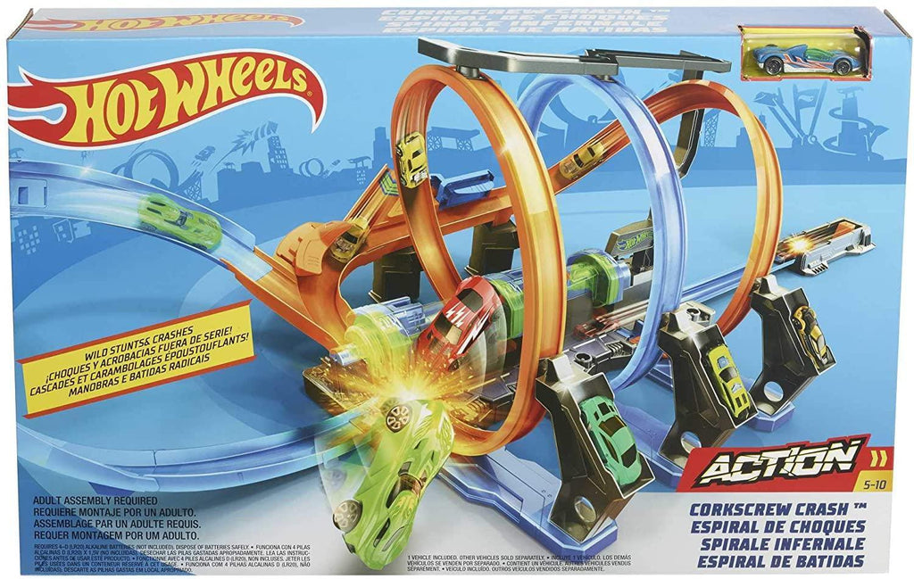 Hot Wheels Corkscrew Track Set - TOYBOX Toy Shop