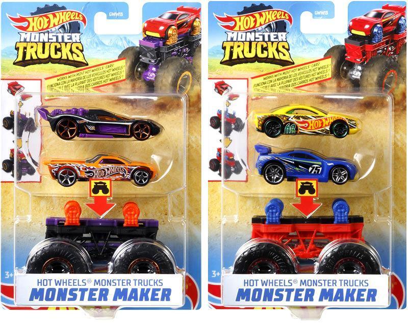 Hot Wheels Monster Trucks Maker - Assorted - TOYBOX Toy Shop Cyprus
