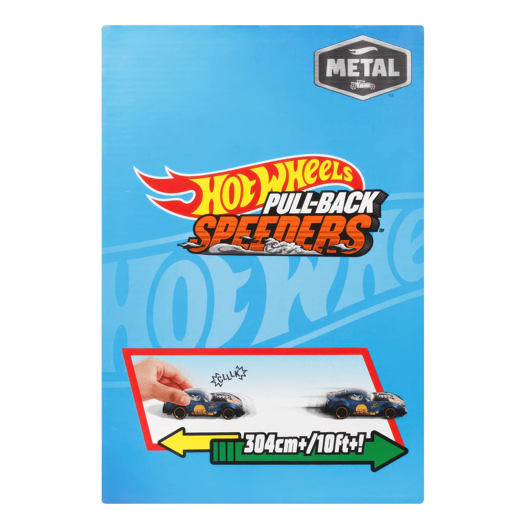 Hot Wheels Pull-Back Speeders Toy Car - Assortment - TOYBOX Toy Shop