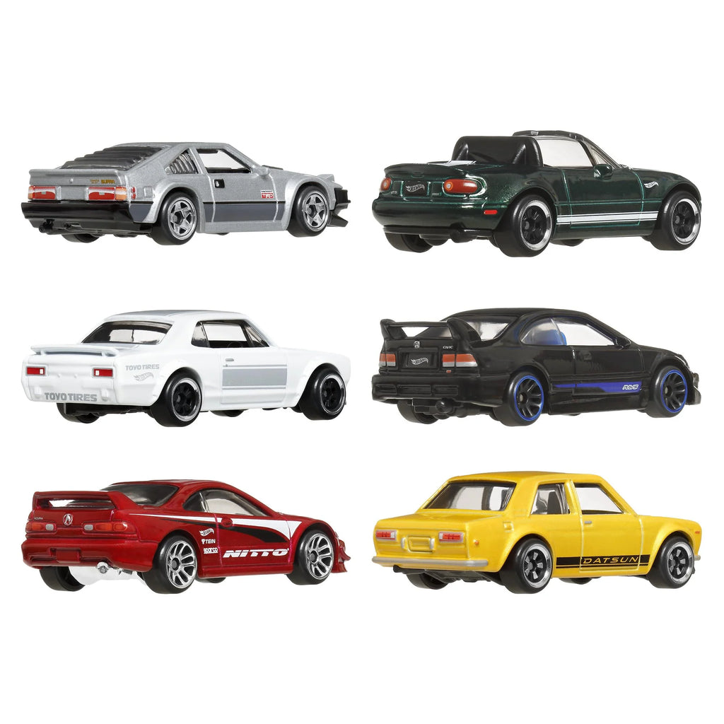 Hot Wheels Streets of Japan - 6 Cars Multipack