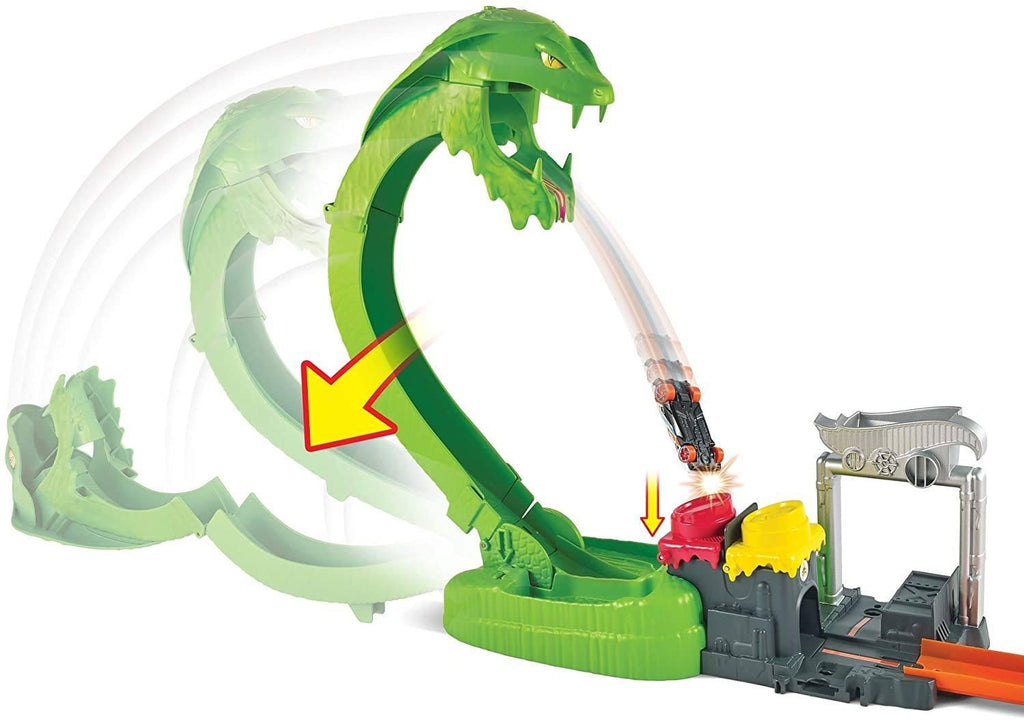 Hot Wheels Toxic Snake Strike Challenge Playset - TOYBOX Toy Shop