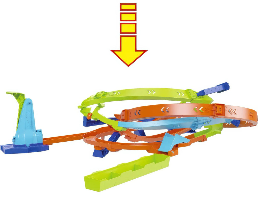 Hot Wheels Loop Cyclone Challenge Car Track Set - TOYBOX Toy Shop