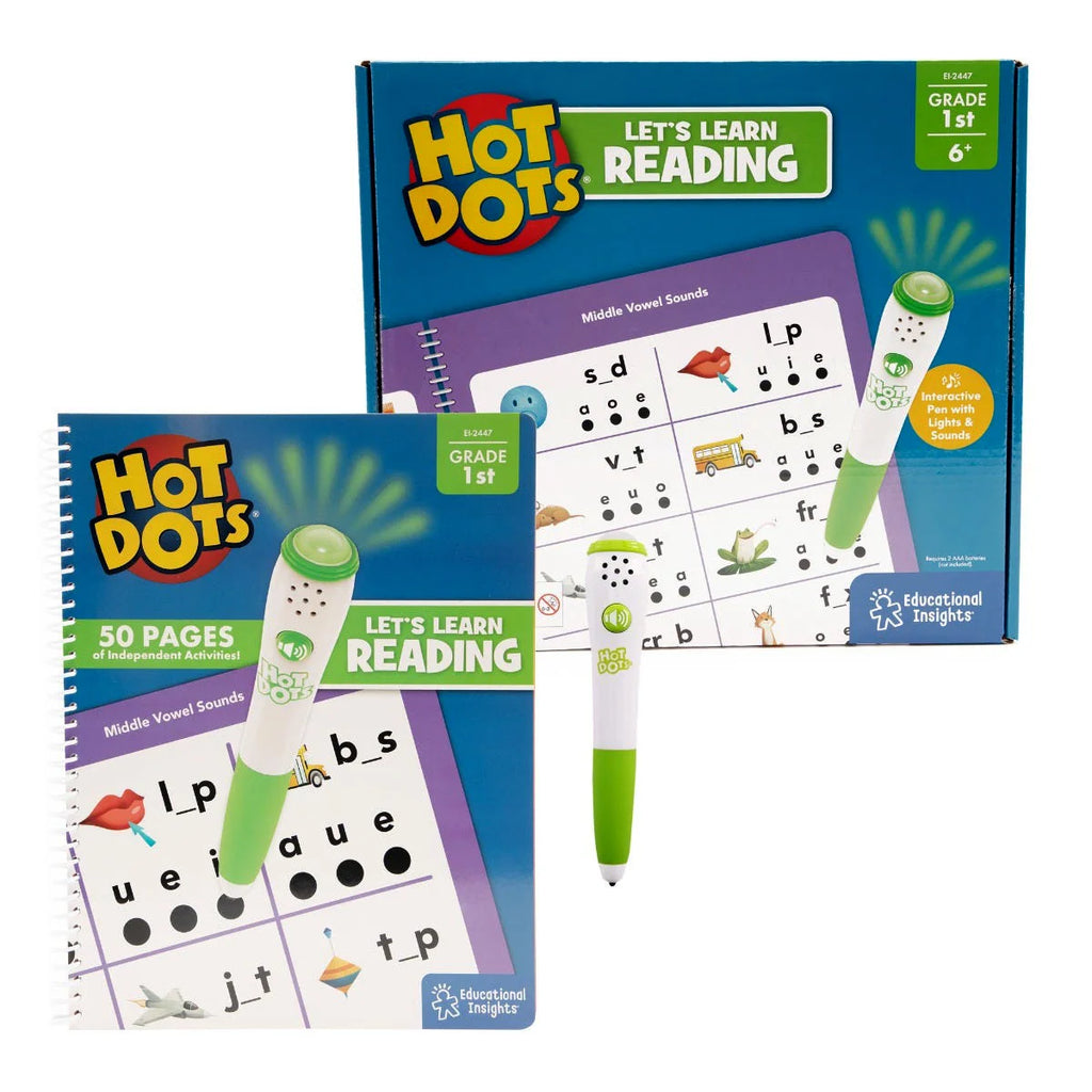 Educational Insights Hot Dots Let's Learn Reading 1st Grade - TOYBOX Toy Shop