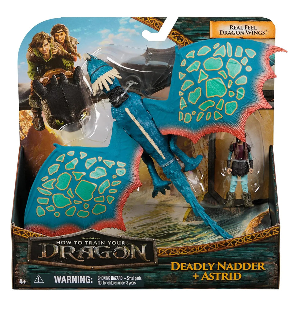 How To Train Your Dragon Deadly Nadder & Astrid Action Figures