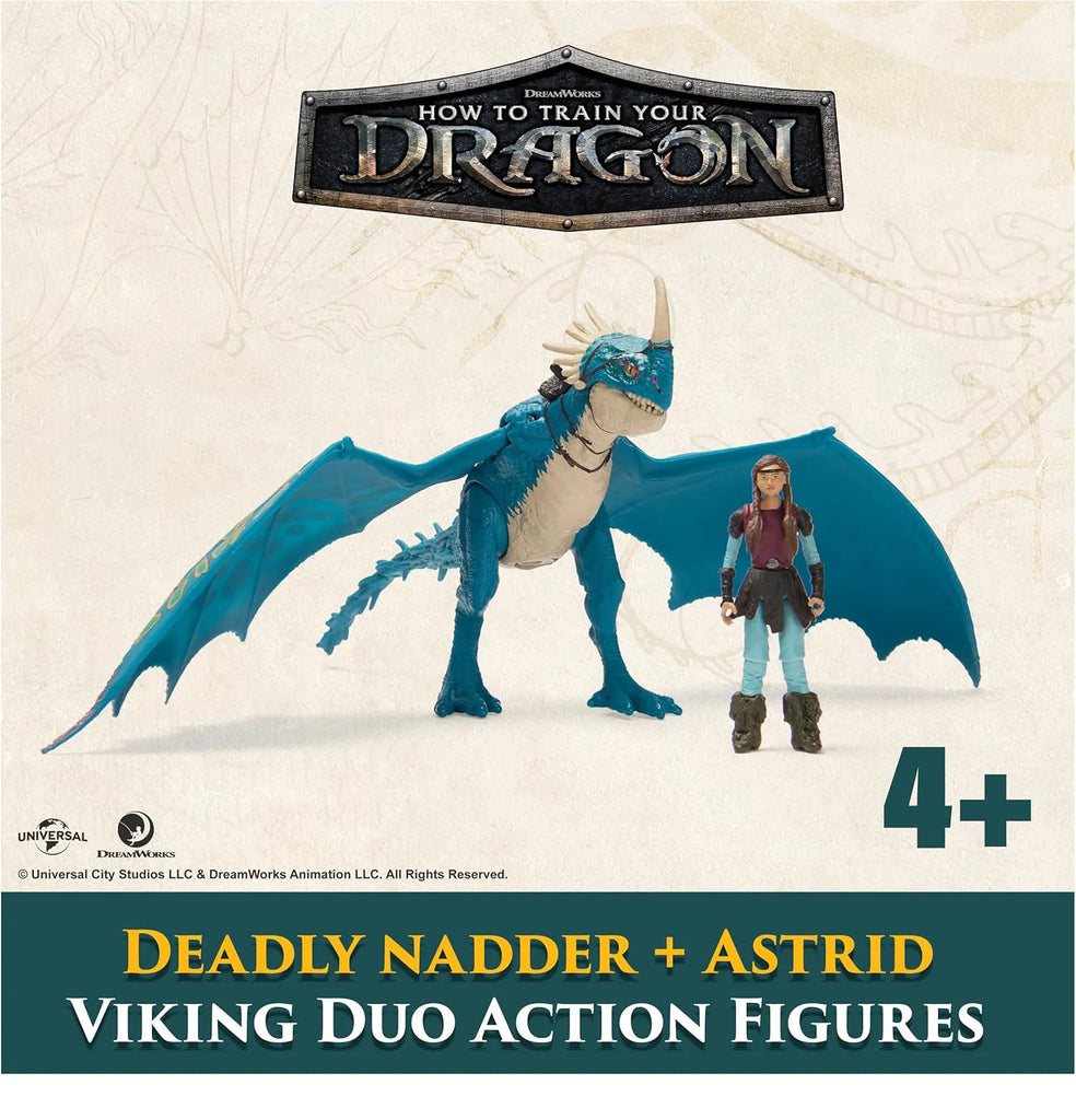 How To Train Your Dragon Deadly Nadder & Astrid Action Figures