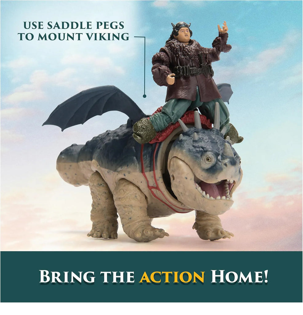How To Train Your Dragon Gronckle & Fishlegs Action Figures