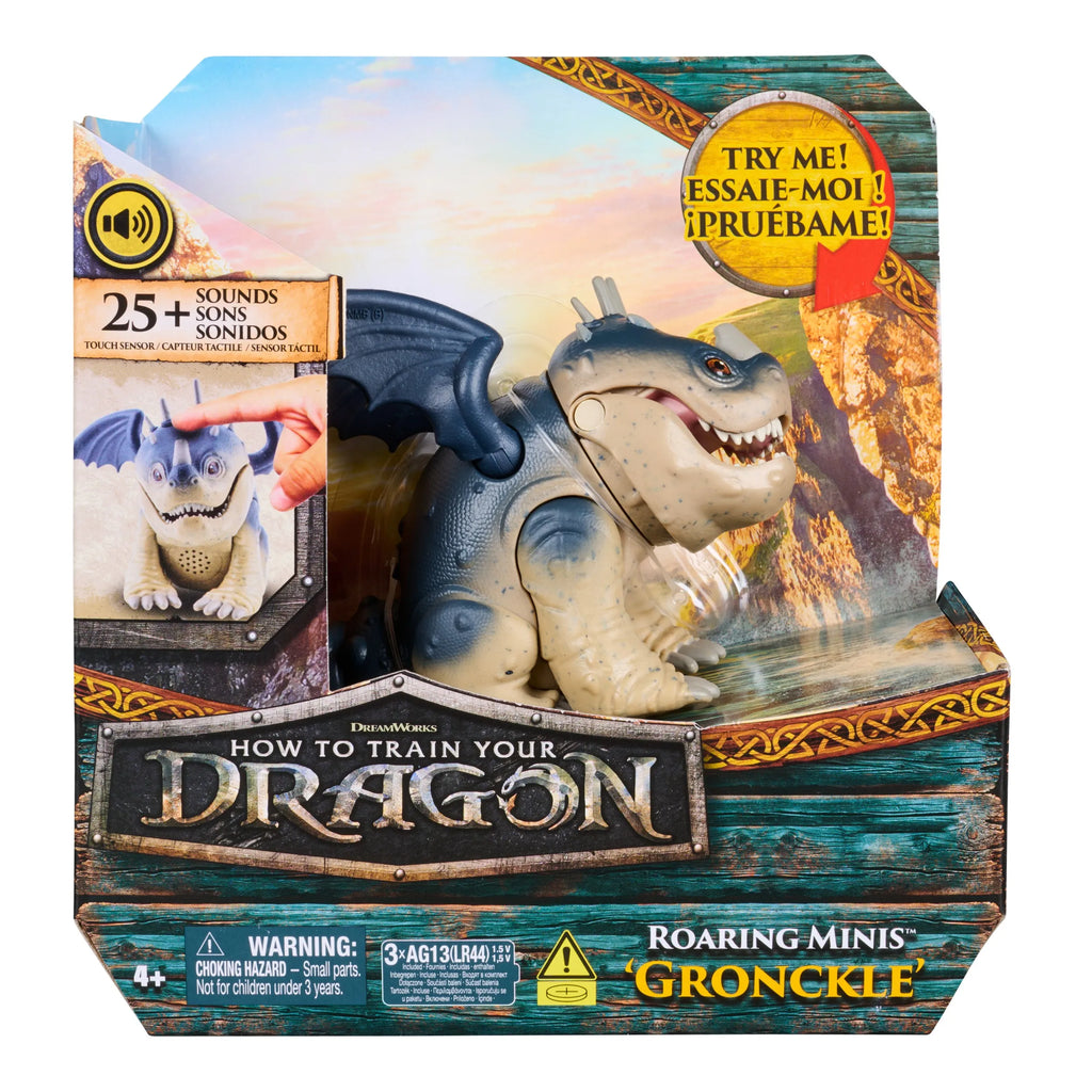 How To Train Your Dragon Roaring Minis - Gronckle Interactive Toy – TOYBOX