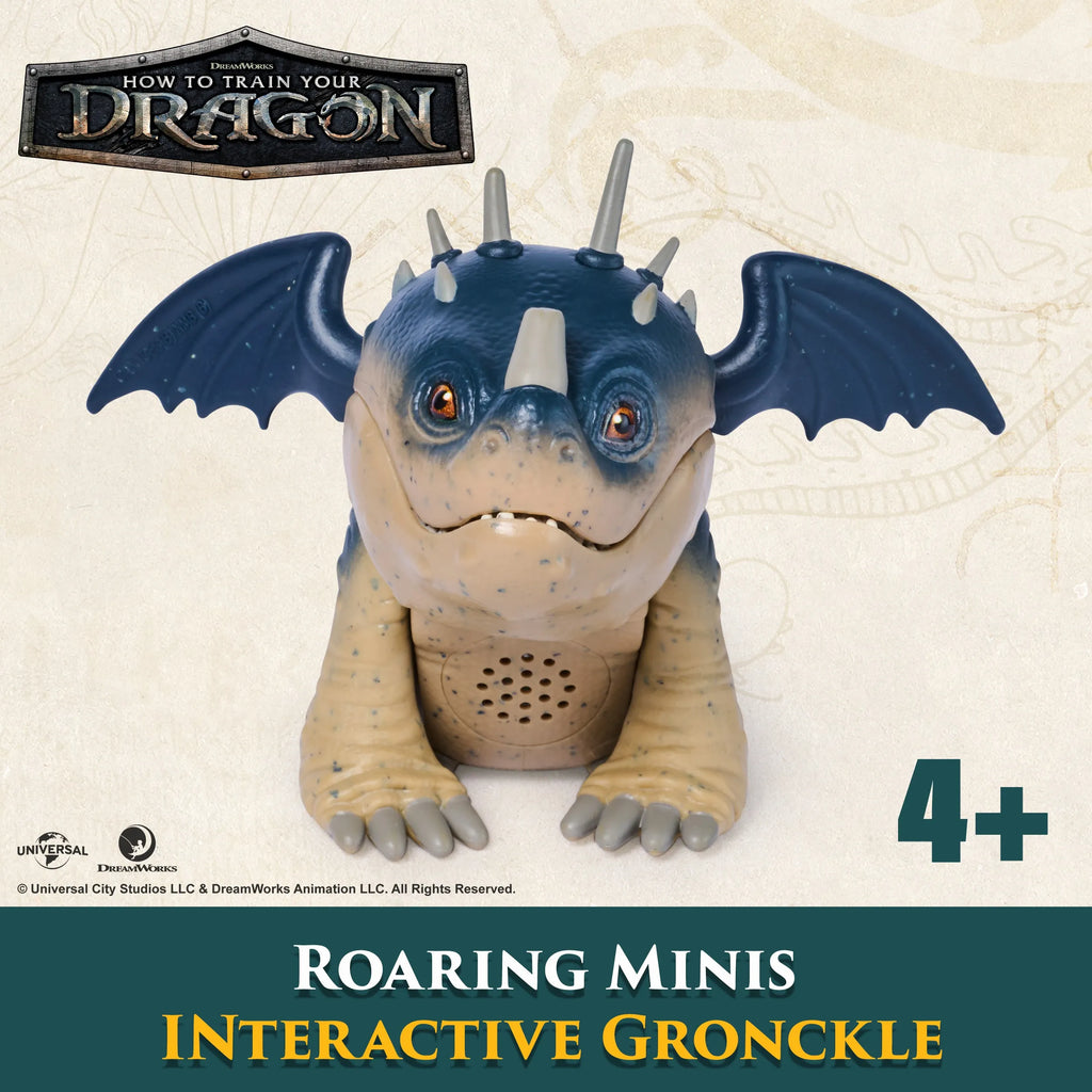 How To Train Your Dragon Roaring Minis - Gronckle Interactive Toy
