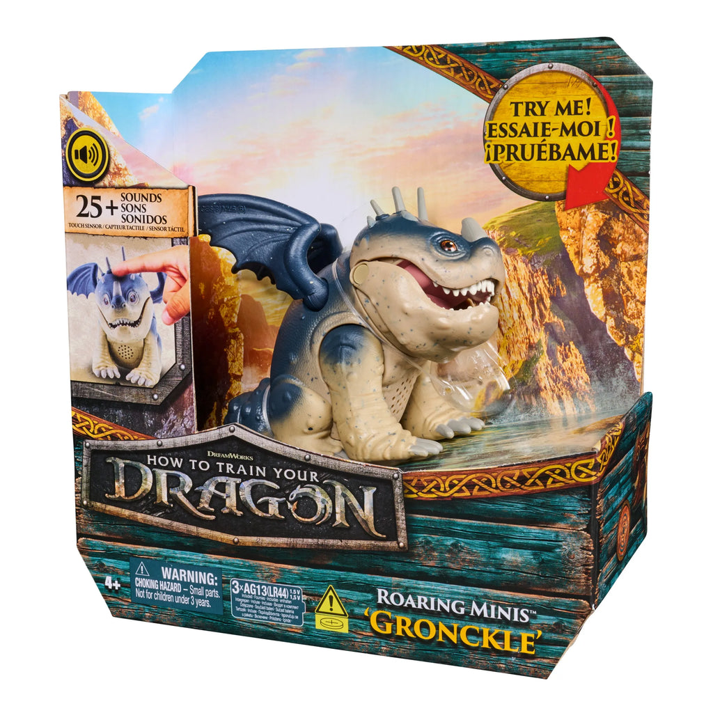 How To Train Your Dragon Roaring Minis - Gronckle Interactive Toy