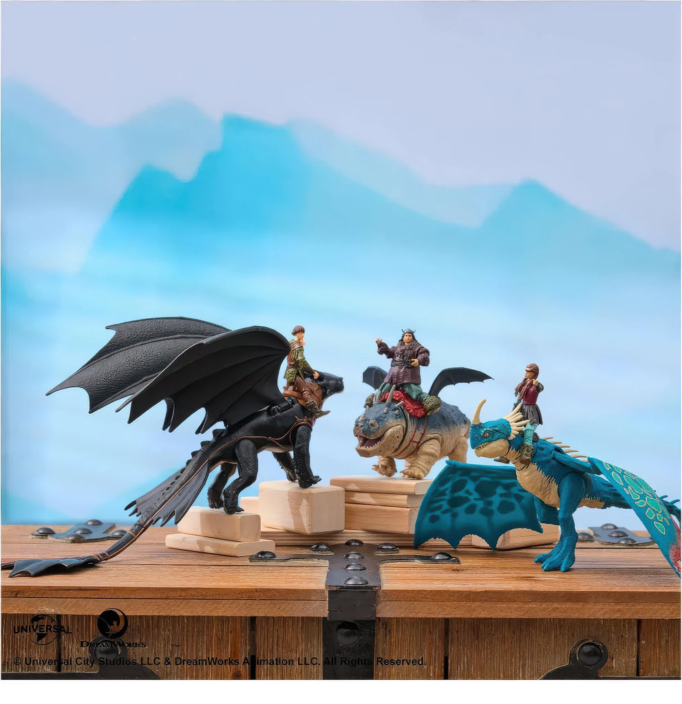 How To Train Your Dragon Toothless & Hiccup Viking Duo Action Figures
