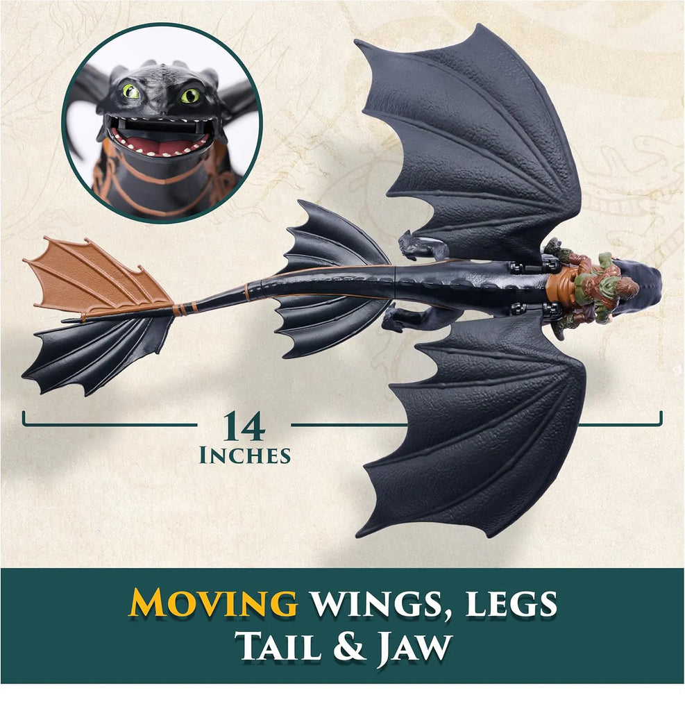 How To Train Your Dragon Toothless & Hiccup Action Figures