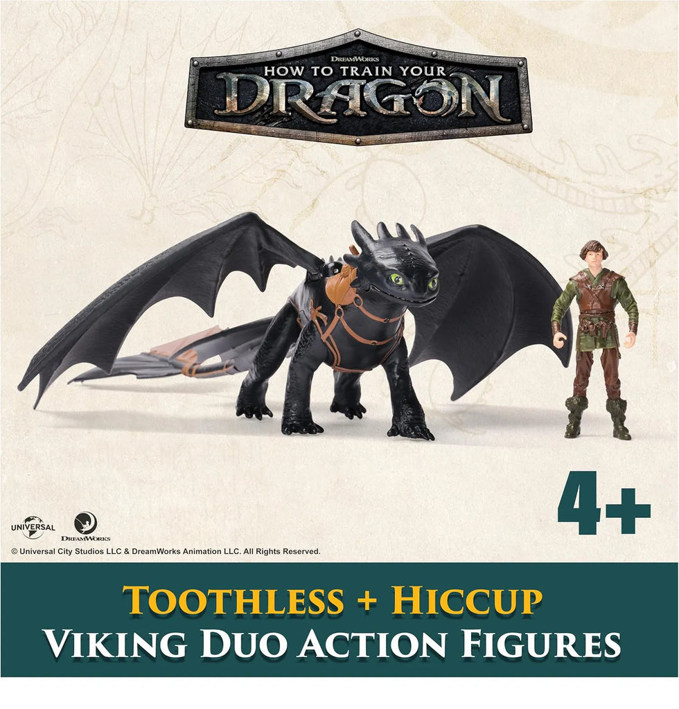 How To Train Your Dragon Toothless & Hiccup Action Figures