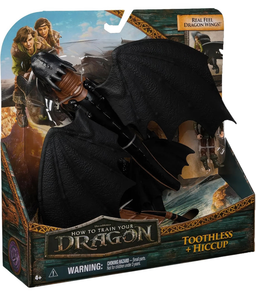How To Train Your Dragon Toothless & Hiccup Viking Duo Action Figures