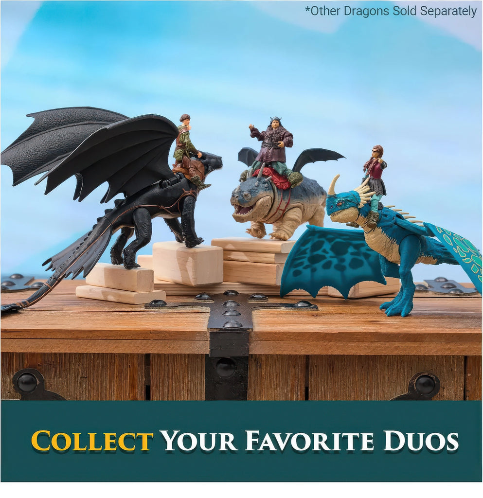 How To Train Your Dragon Toothless & Hiccup Viking Duo Action Figures