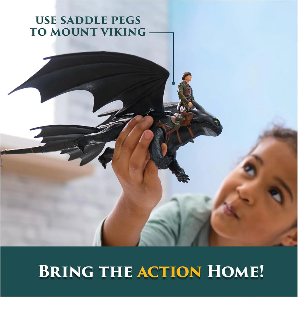 How To Train Your Dragon Toothless & Hiccup Action Figures