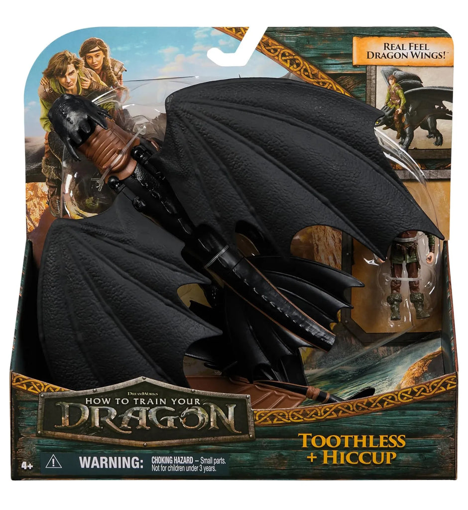How To Train Your Dragon Toothless & Hiccup Action Figures