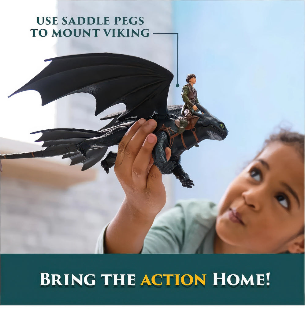 How To Train Your Dragon Toothless & Hiccup Viking Duo Action Figures