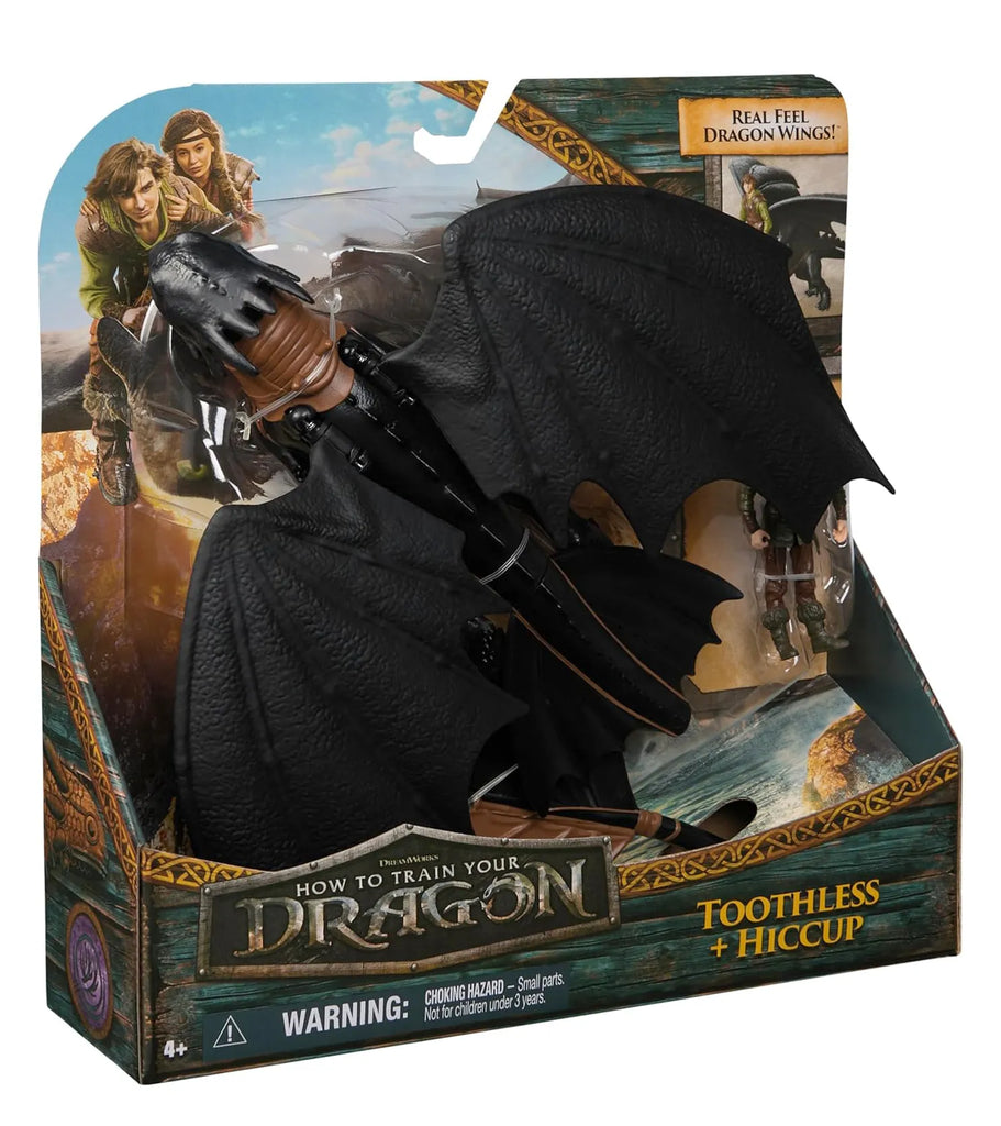 How To Train Your Dragon Toothless & Hiccup Action Figures
