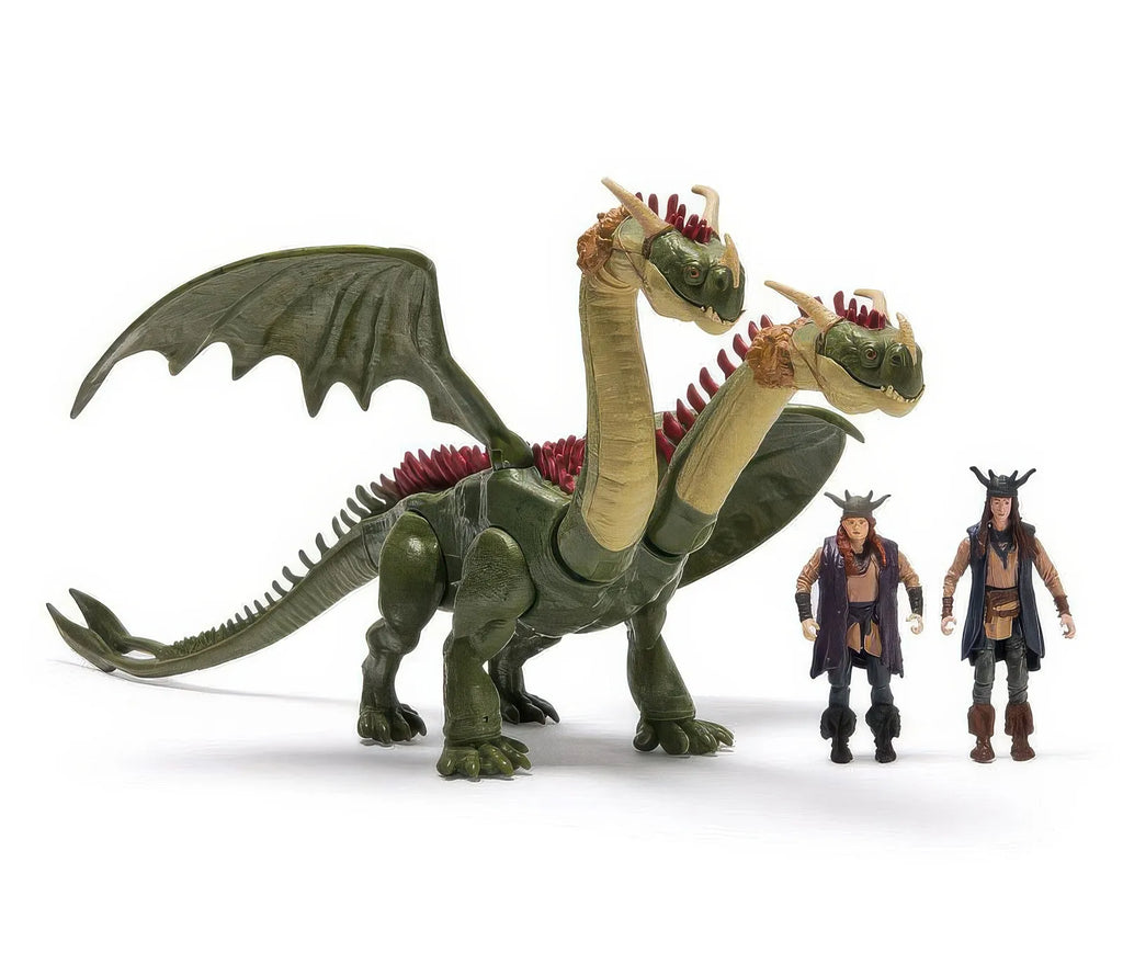 How To Train Your Dragon Zippleback with Twins Figure