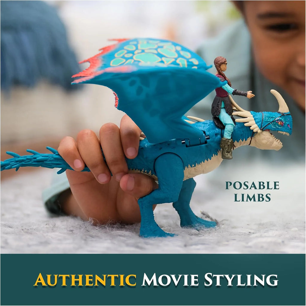 How To Train Your Dragon: Deadly Nadder & Astrid Viking Duo Action Figures