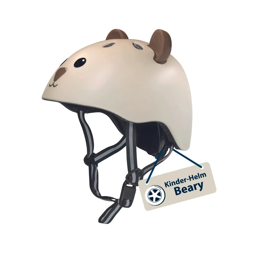 Hudora Children's Helmet Beary, Mocha, Size 48–52